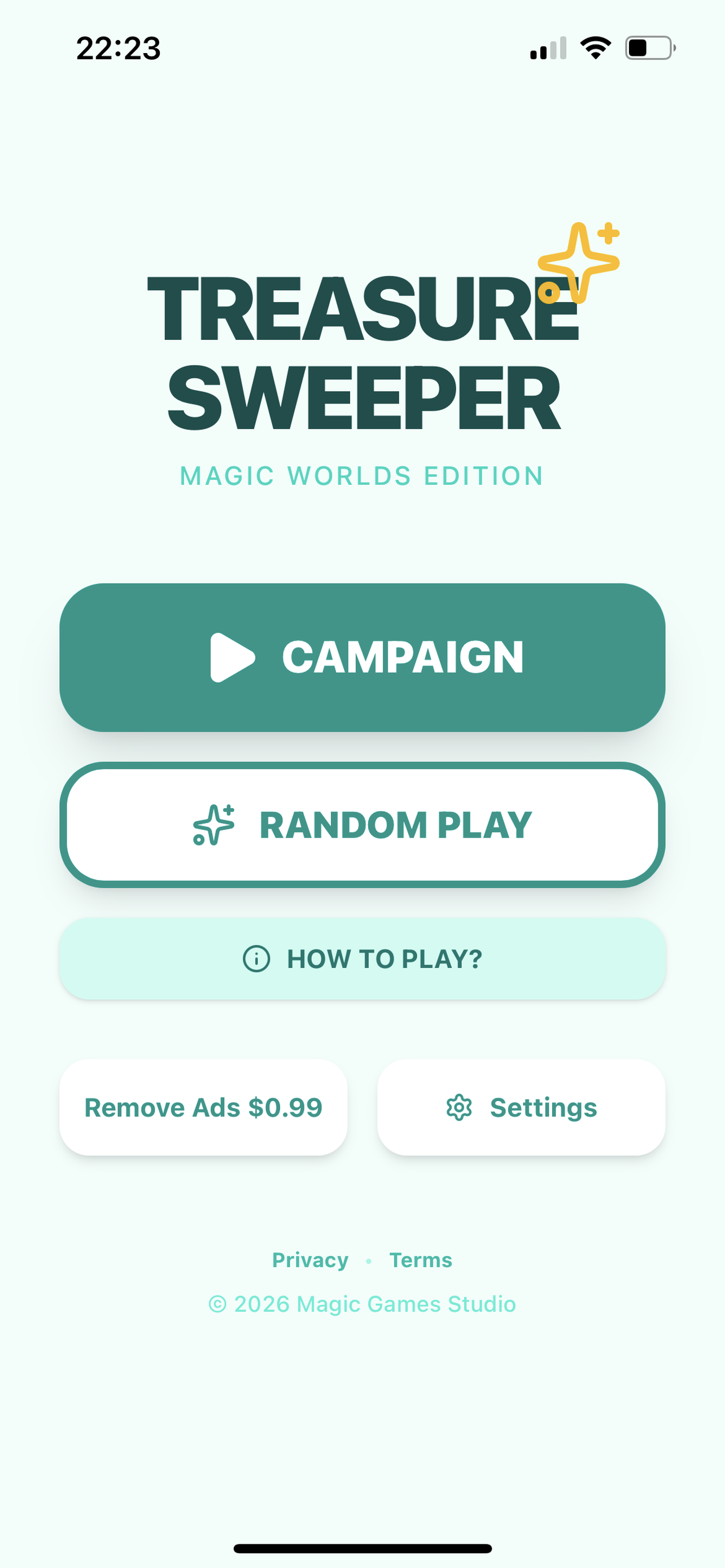 Campaign map and world selection.